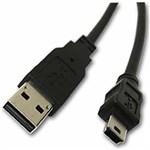 Кабель Mini USB2.0 4P/AM 0,15m Т-Т